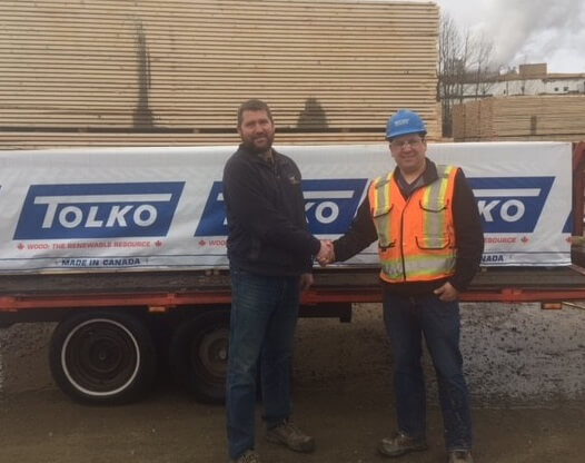 Tolko’s Quest Wood Division helps rebuild Telegraph Trail