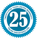 25 Year Limited Warranty 25 Year Limited Warranty emblem