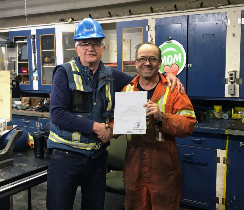 Growing Our Own: Meet Kelowna Division’s Newest Journeyman Millwright