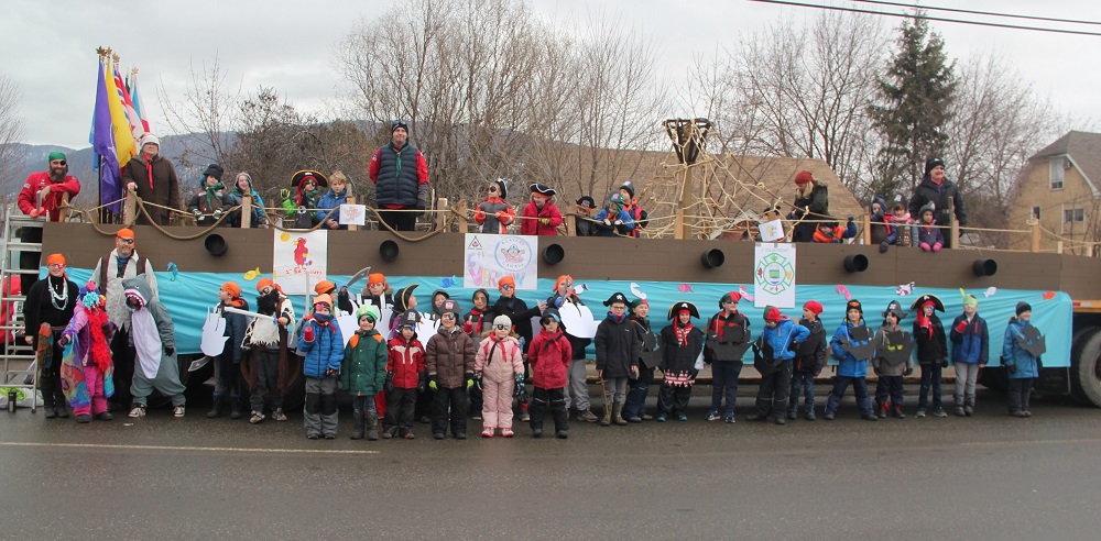 Tolko’s Armstrong Plywood Division helps N. Okanagan Scouts with Carnival Parade Float