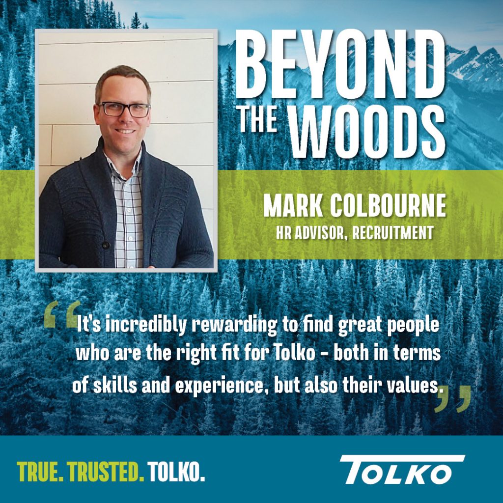 Beyond the Woods: Mark Colbourne, HR Advisor, Recruitment