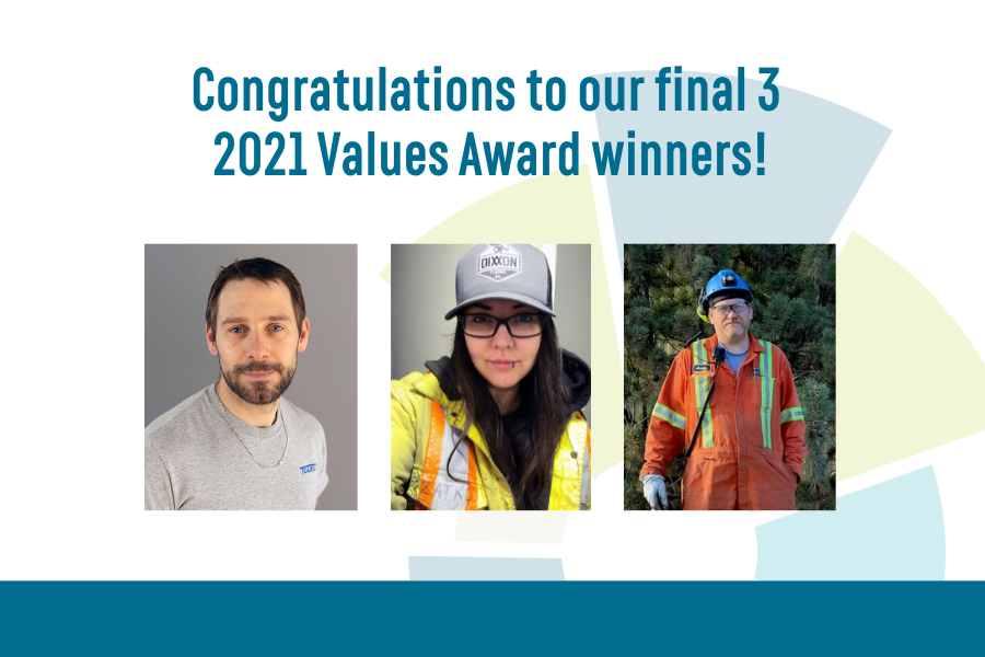 Presenting our final three Values Award winners of 2021