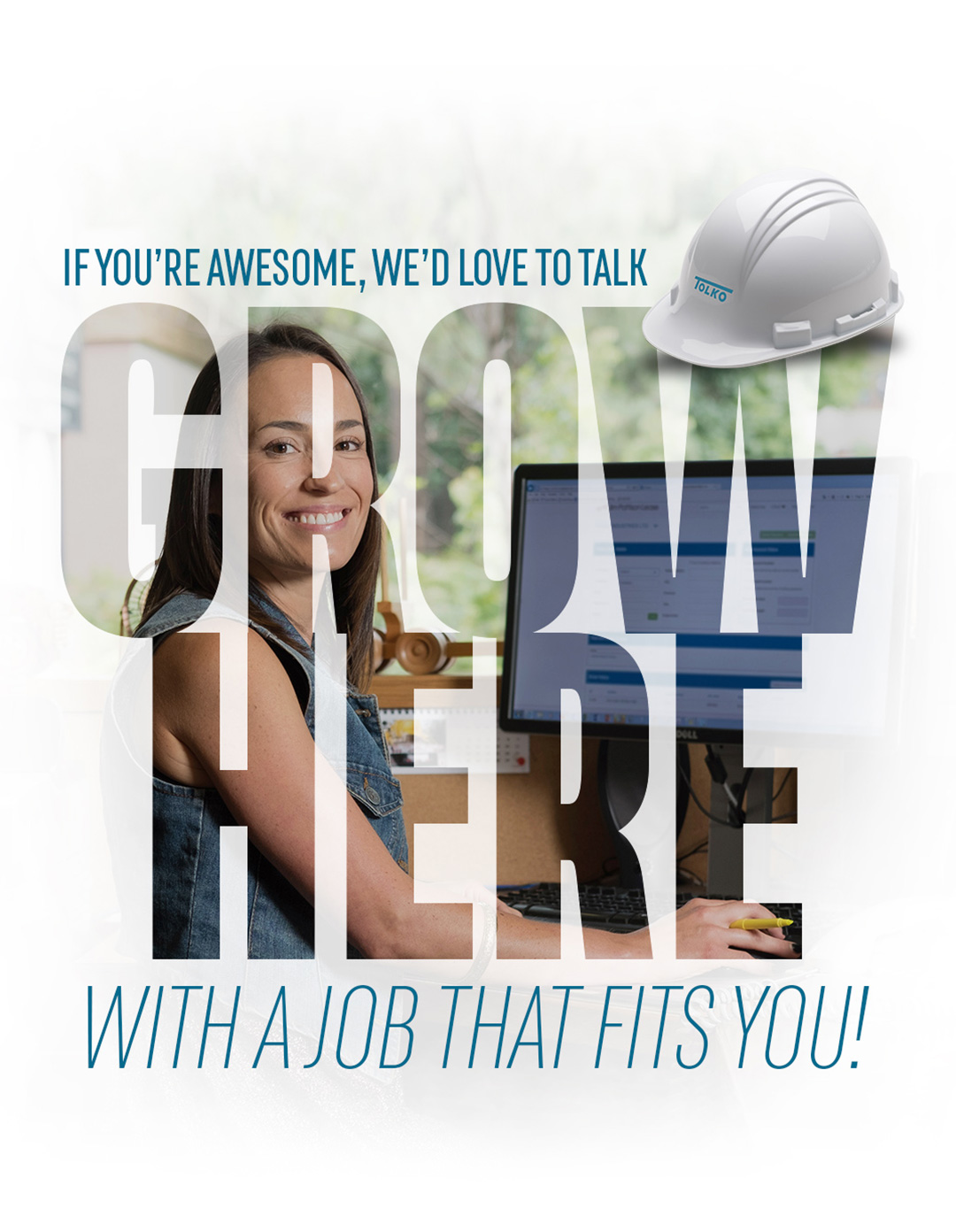 If you're awesome, we'd love to talk! Grow here with a job that fits you