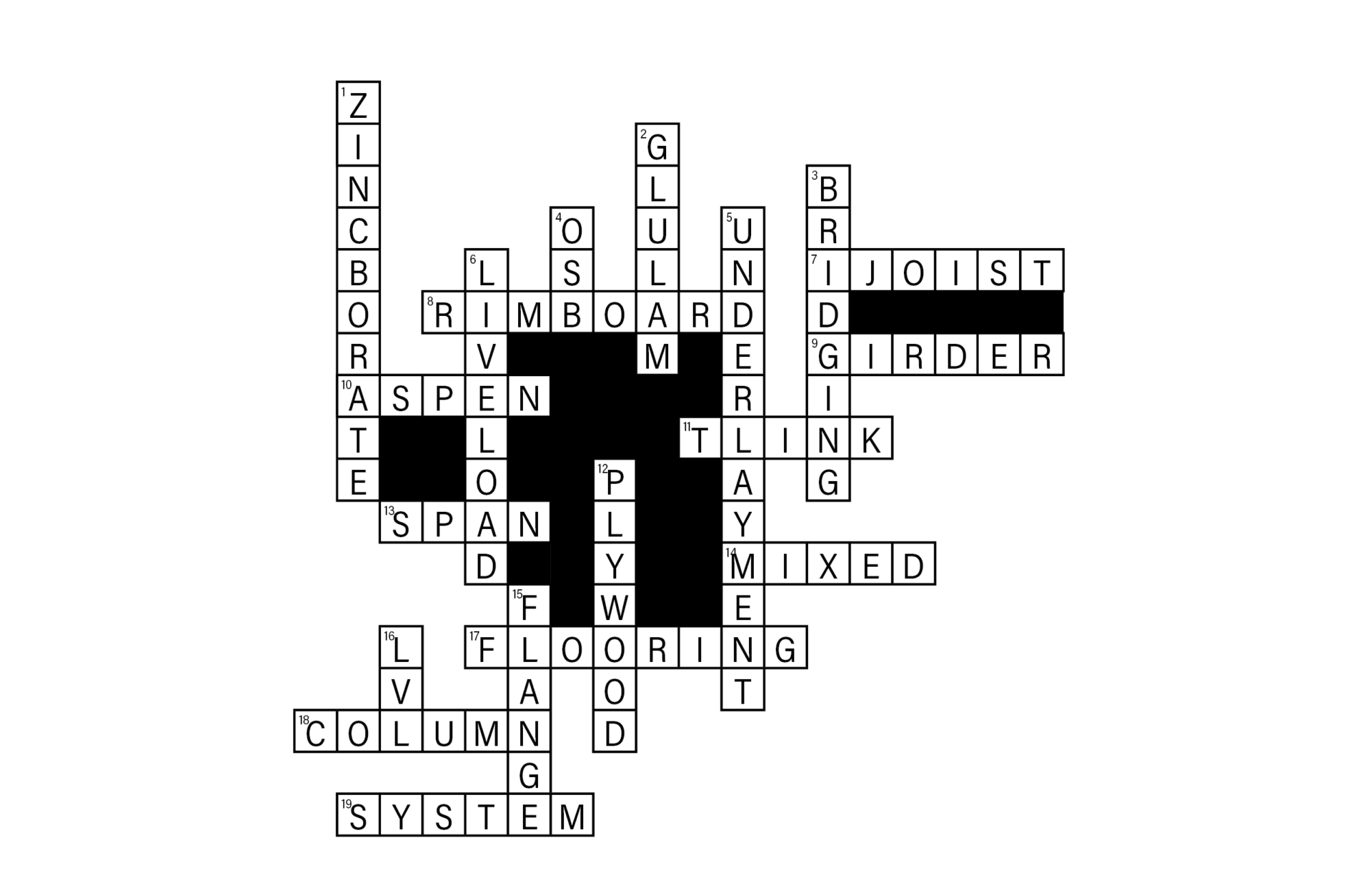 Crossword Puzzle Graphic Sep-Oct SOLVED